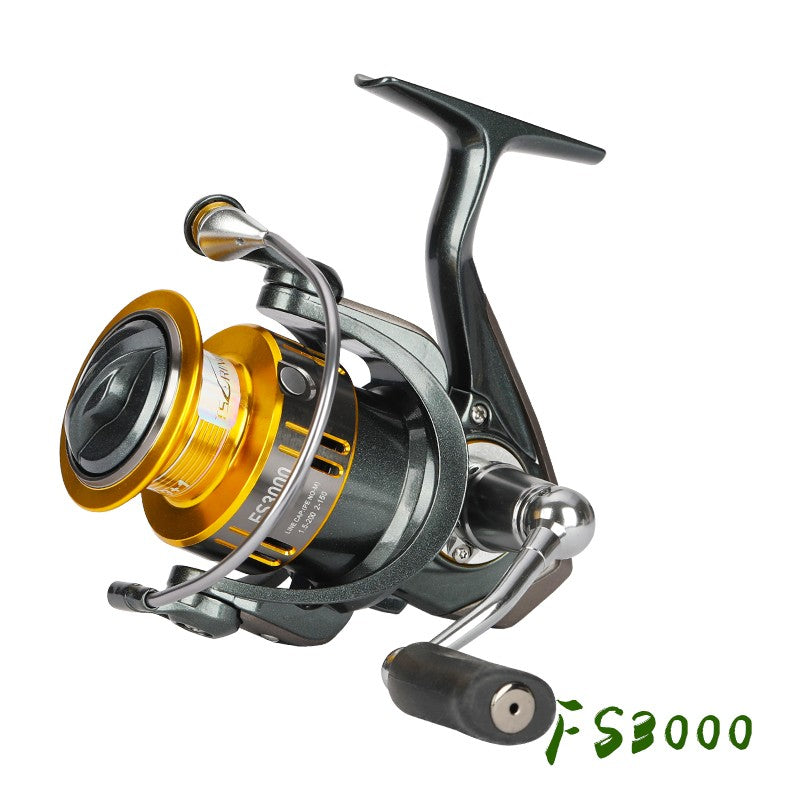 TSURINOYA Long Casting Spinning Fishing Reel FS 2000 3000 5.2:1 7kg  Ultralight Reel Frashwater Pike Bass Fishing Wheel